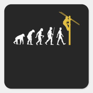 Lineman Vierkante Sticker