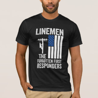 Linemen the forgotten first responders Men's Tee T-shirt