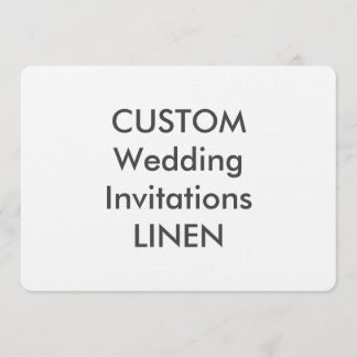 LINEN 100 lb 7-inch x 5-inch bruiloft Kaart