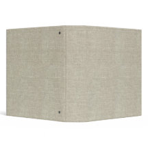 Linen beige Rustique Imprimé 3 Classeur en anneau