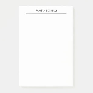 Linen Classical Minimal Professional Plain Post-it® Notes