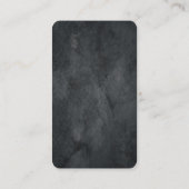 Linen Creative Gray Trendy Modern Minimalist Plain Visitekaartje (Achterkant)