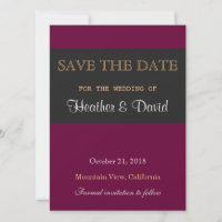 Linen Enregistrer la date Mariage Love Invitation