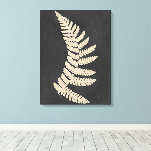 Linen Fern Canvas Afdruk (Insitu (Houten vloer))