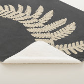 Linen Fern Sherpa Deken (3/4)