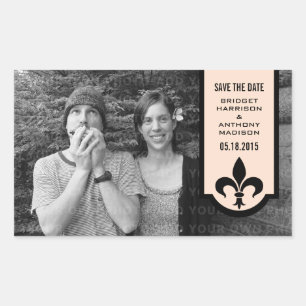 Linen Fleur De Lis Banner sparen de Stickers van d