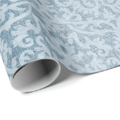 Linen-getande damaspatroon cadeaupapier (Rol Hoek)