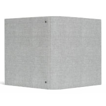Linen gris rustique Imprimé 3 Classeur à anneaux