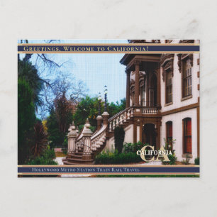 linen-Leland Stanford Mansion Sacramento Calif Briefkaart
