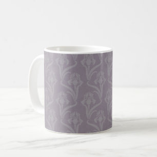 Linen-look Art Nouveau Irisee Mok