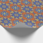 Linen Talavera Tile Cadeaupapier (Hoek)