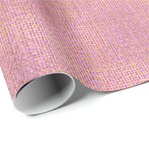 Linen Texture Pink Rose Gold Mauve Blush Minimum Cadeaupapier