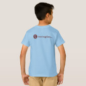 Lines Boys' Youth T-Shirt (Achterkant volledig)