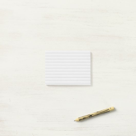 Lines Grey Post-it® Notes (Op bureau)