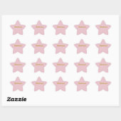 LINES PINK STER STICKER (Vel)
