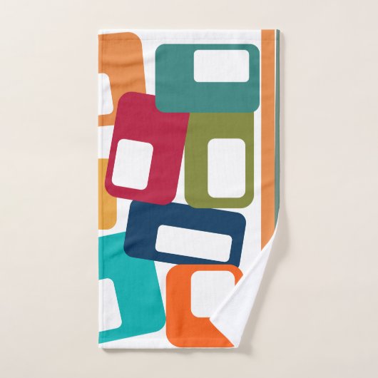 Lines & Rectangles Bad Handdoek (Handdoek)