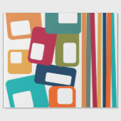 Lines & Rectangles Cadeaupapier (Vlak)