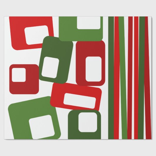 Lines & Rectangles Cadeaupapier (Vlak)