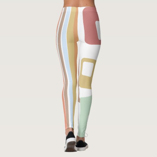 Lines & Rectangles Leggings (Achterkant)