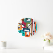 Lines & Rectangles Ronde Klok (Huis)