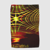 Lines that repeat in wave and light effect? golfhanddoek (Voorkant)