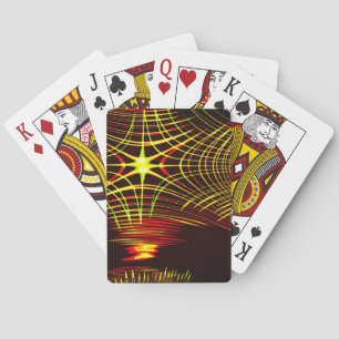 Lines that repeat in wave and light effect? pokerkaarten
