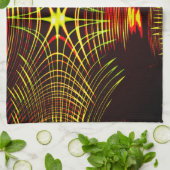 Lines that repeat in wave and light effect? theedoek (Gevouwen)