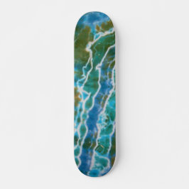 Lines Tie Dye Skateboard