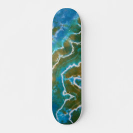 Lines Tie Dye Skateboard
