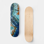 Lines Tie Dye Skateboard (Voorkant)