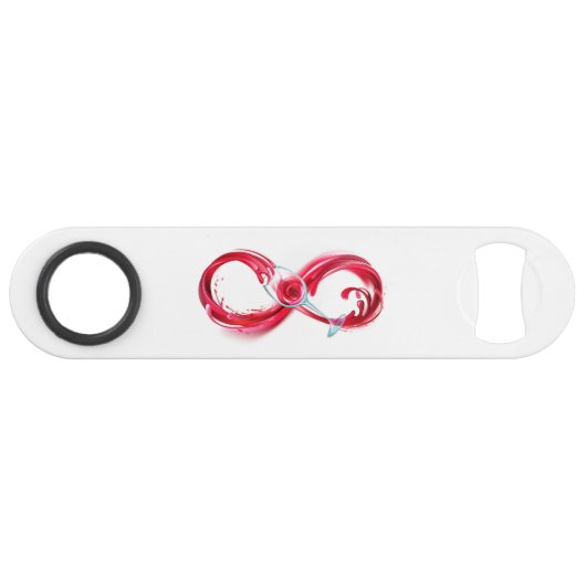 L'infini avec du vin rouge (Devant (Horizontal))