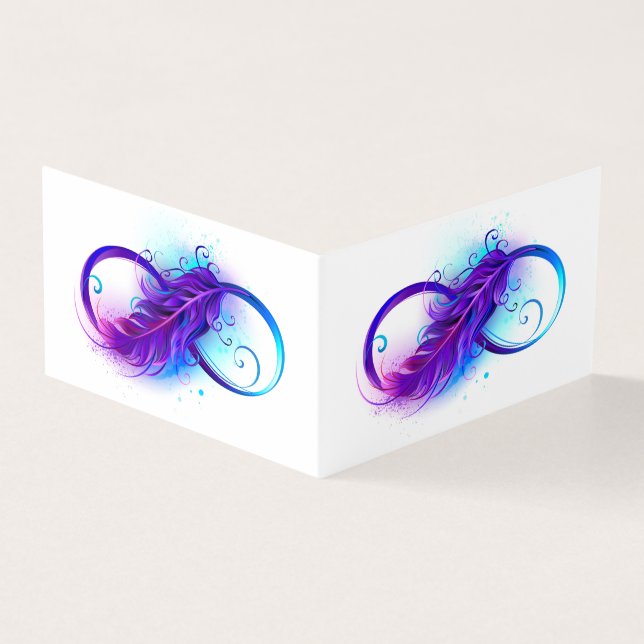 L'infini avec plume violette (Outside)