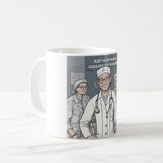 L'Infirmière / Médecin Mug (Devant gauche)