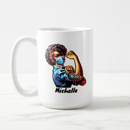 L'infirmière Rosie le Riveter Mug (Gauche)