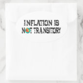 L'inflation n'est pas un autocollant carré transit (Sac)