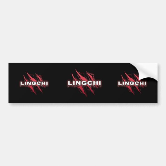LINGCHI BUMPERSTICKER (Voorkant)