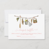 Linge à pêche Tirage au sort Carte de fille couche (Devant)