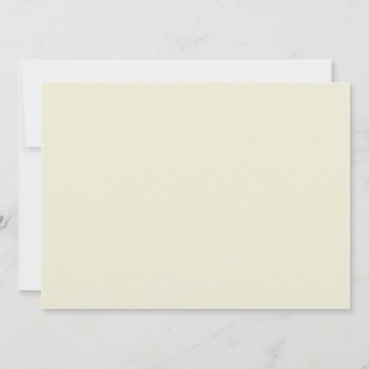 Linge Beige Gris Faire-part de mariage moderne (Dos)