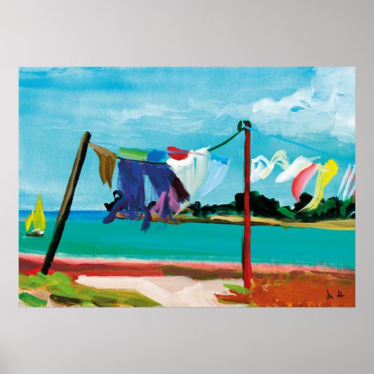 linge dans la brise poster (Voorkant)
