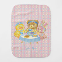 Charmante Fille Jouet Rose Thé Tissu de Protection