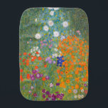 Linge De Bébé Gustav Klimt Fleur Jardin Cottage Nature<br><div class="desc">Un beau tableau de jardin - c'est un tableau classique de Gustav Klimt,  appelé Cottage Garden,  ou Bauergarten,  1907,  qui est un gros plan d'un jardin fleuri,  un tableau floral coloré.</div>