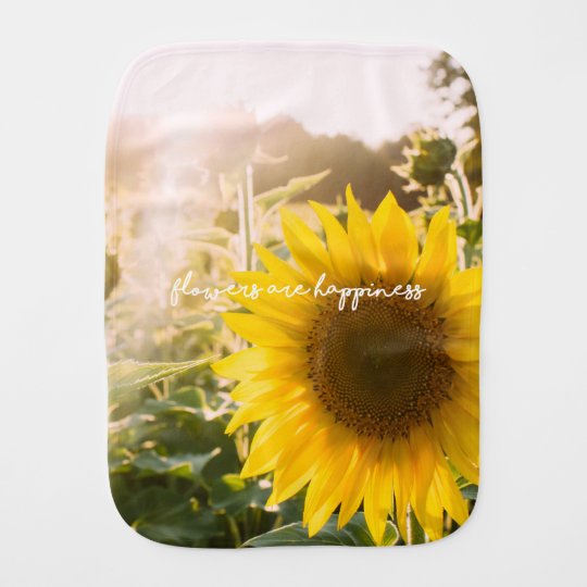 Linge De Bebe La Citation Fleurs De Tournesol Sont Bonheur Zazzle Be