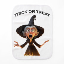Sorcière de dessin "Trick or Treat"