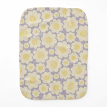 Linge de bébé Violet Avec Fleurs Simples