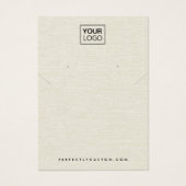 Linge de crème look oreille collier carte d'affich (Devant)