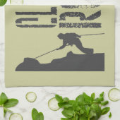 LINGE DE CUISINE . (Plié)