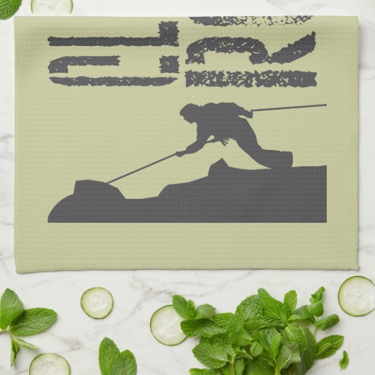 LINGE DE CUISINE . (Plié)