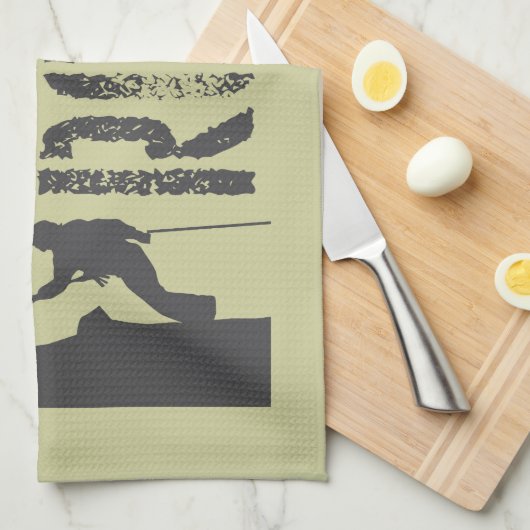 LINGE DE CUISINE . (Quart Plié)