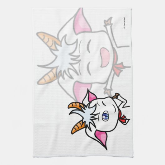 LINGE DE CUISINE こかげのやぎ キッチンタオル (Vertical)