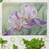 Linge De Cuisine 0455 Iris pourpres (Plié)